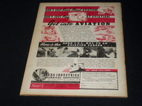 1939 AUGUST AIR TRAILS MAGAZINE - WATER PLANE COVER - E 7063