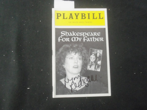 1993 SHAKESPEARE FOR MY MOTHER PLAYBILL - LYNN REDGRAVE SIGNATURE - J 8206