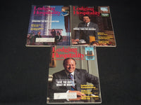 1988-1989 LODGING HOSPITALITY MAGAZINE LOT OF 7 ISSUES - O 3780