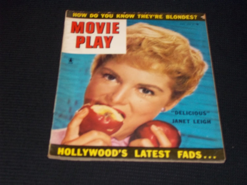 1953 JULY MOVIE PLAY MAGAZINE - JANET LEIGH FRONT COVER - E 14241