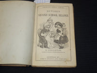 1870 BUTLER'S SECOND SCHOOL READER BOOK BY NOBLE BUTLER - K 2182