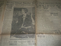 1926 MAY 23 SAN ANTONIO SUNDAY LIGHT SPORT SECTION LLOYD GEORGE STRIKE - NP 972N