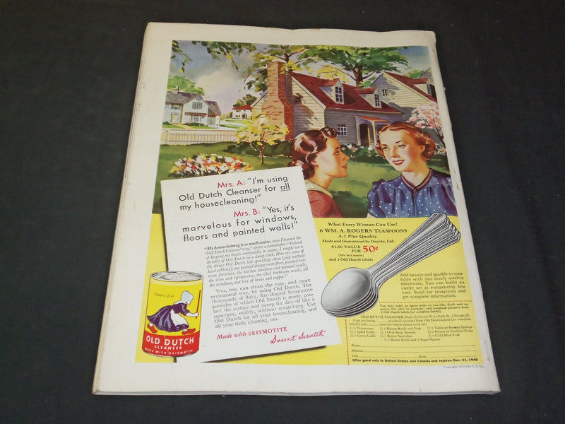 1939 MAY WOMAN'S HOME COMPANION MAGAZINE - ILLUSTRATED COVER - SP 7005