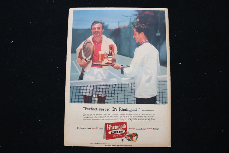 1957 SEPTEMBER 8 NEW YORK MIRROR MAGAZINE - JOAN CAUFIELD COVER - E 25420