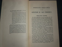 1896 THE RECORD OF THOMAS B. REED - MASSACHUSETTS - J 4664