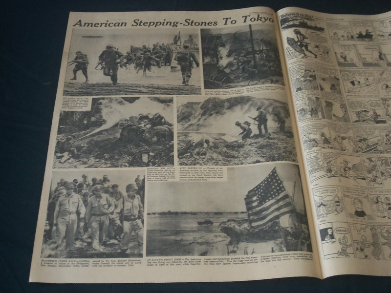 1945 AUGUST 10 BALTIMORE NEWS NEWSPAPER - JAPAN READY TO QUIT - NT 7317