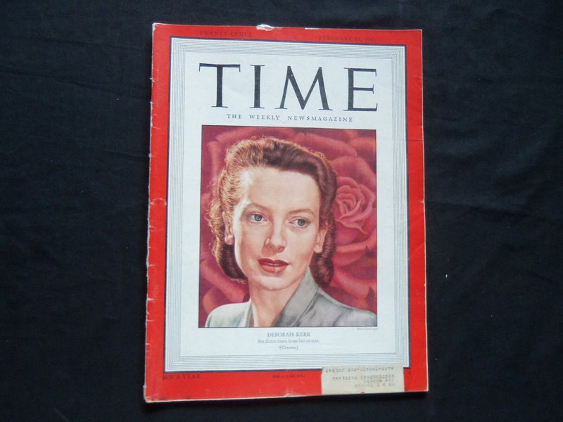 1947 FEBRUARY 10 TIME MAGAZINE - DEBORAH KERR - T 1059