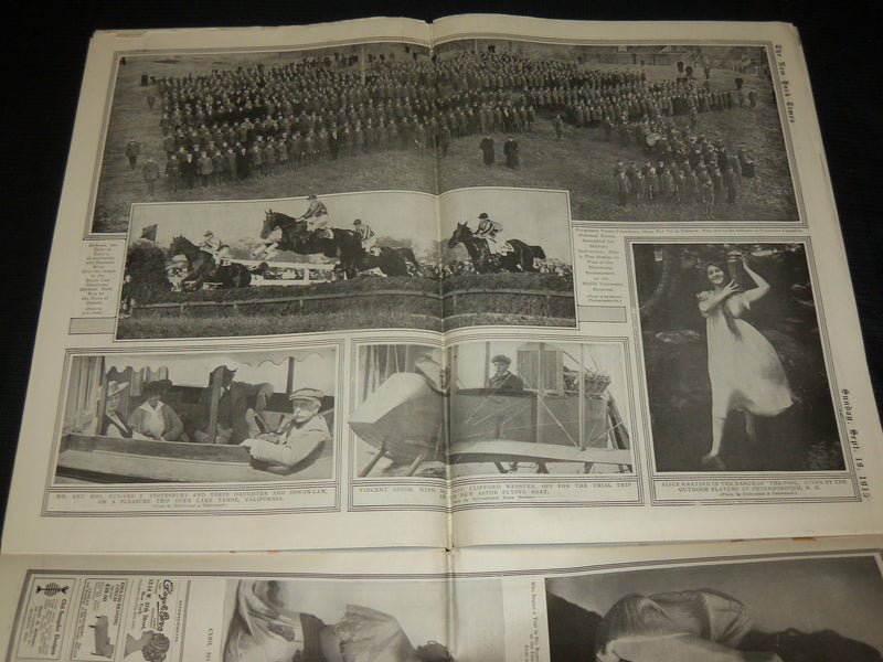 1915 SEPTEMBER 19 NEW YORK TIMES PICTURE SECTION - J. P. MORGAN - NP 5483