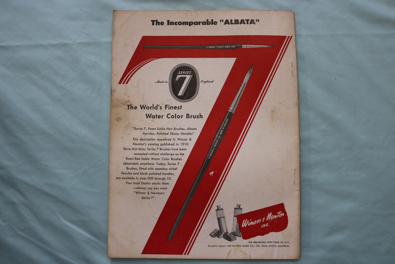1953 FEBRUARY AMERICAN ARTIST MAGAZINE - A GREAT ILLUSTRATION COVER - E 26585