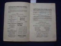 1922 FEBRUARY THE APOKEEPSIAN - POUGHKEEPSIE HIGH SCHOOL MAGAZINE - J 9609