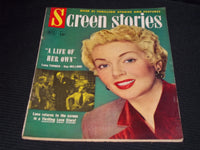 1950 OCTOBER SCREEN STORIES MAGAZINE - LANA TURNER FRONT COVER - E 14428