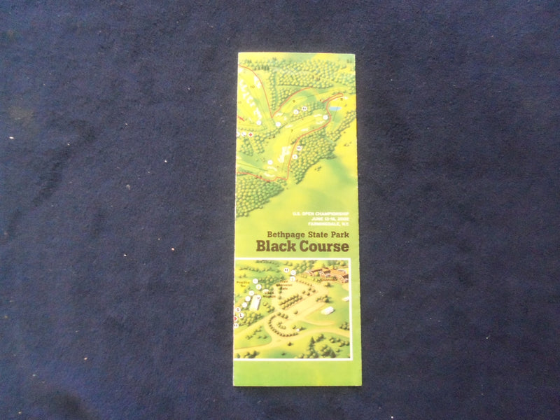 2002 JUNE 13 U.S. OPEN GOLF PAIRING GUIDE - TIGER WOODS -FARMINGDALE, NY- J 8454