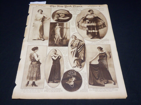 1922 MARCH 19 NEW YORK TIMES PICTURE SECTION NO. 4, 5 & 6 - NICE PHOTOS- NT 8850