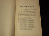 1905-1906 NEW JERSEY GRAND LODGE PROCEEDINGS BOUND VOLUMES LOT OF 2 - KD 4583R