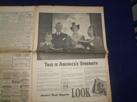 1943 JULY 13 NEW YORK TIMES -ALLIES SEIZE SYRACUSE AND NINE OTHER TOWNS- NP 6545