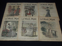 1906 LA VRAIE MODE FRENCH FASHION MAGAZINE LOT OF 22 ISSUES - O 3442G