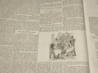 1842 JAN-JUL THE NEW WORLD JOURNAL BOUND VOLUME - DICKENS - LONGFELLOW - R 731P