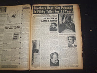 1965 SEPTEMBER 27 MIDNIGHT NEWSPAPER - CAGED IN TOILET FOR 33 YEARS - NP 7351