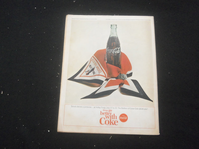 1964 JULY BOYS' LIFE MAGAZINE - NICE ILLUSTRATED COVER OF U.S. MAP - ST 3770Y