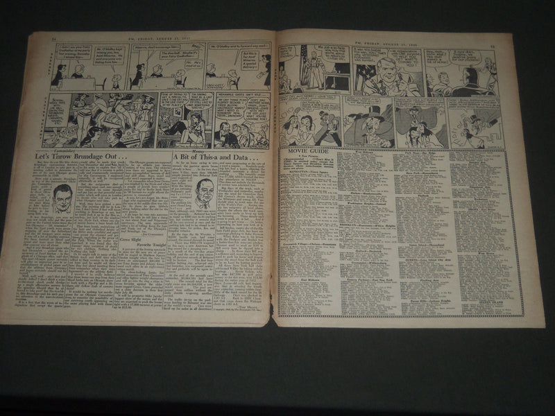 1945 AUGUST 17 PM DAILY NEWSPAPER JAPANESE STALL ON SURRENDER - NP 2701