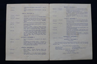 1959 COLUMBIA COLLEGE FRESHMAN WEEK PROGRAM SOFTCOVER PROGRAM - K 924