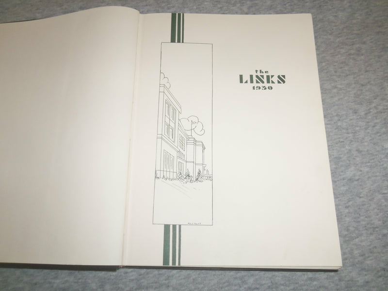 1930 THE LINKS LINCOLN HIGH SCHOOL YEARBOOK - LINCOLN, NEBRASKA - YB 2498