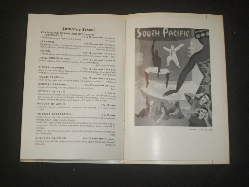 1950'S ART INSTITUE OF CHICAGO - EVENING AND SATURDAY SCHOOLS - J 6360