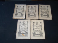 1880 HARPER'S MONTHLY MAGAZINE LOT 10ISSUES - NICE ILLUSTRATIONS & ADS - WR 1410
