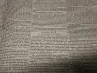 1843 AUGUST 14 THE DAILY MADISONIAN NEWSPAPER - JOHN TYLER -WASHINGTON- NP 3877G