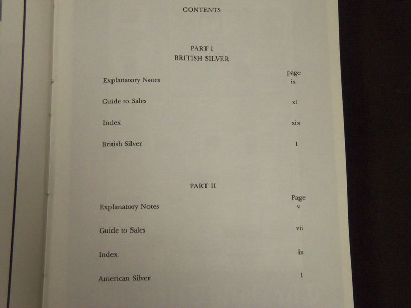 1978/1979 SILVER AUCTION RECORDS BY LAPERRIERE BOOK 3RD EDITION - KD 3703