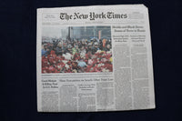 2024 MARCH 25 NEW YORK TIMES - SHRIEKS AND BLANK STARES: TERROR SCENES IN RUSSIA