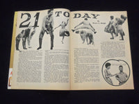 1961 OCTOBER FILM REVIEW MAGAZINE - LESLIE CARON - HORST BUCHHOLZ - J 9700