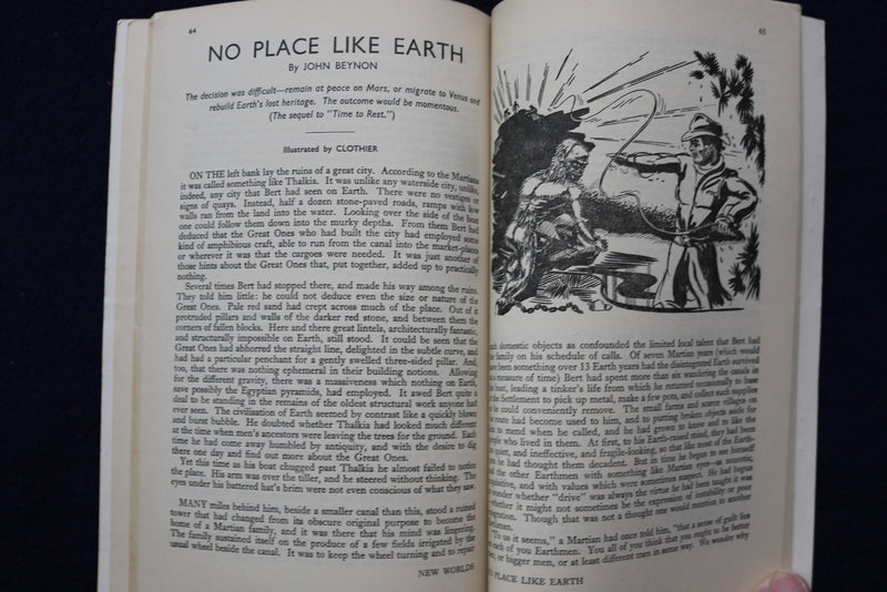 1951 SPRING NEW WORLDS FICTION OF THE FUTURE MAGAZINE - VOL. 3, NO. 9 - K 465