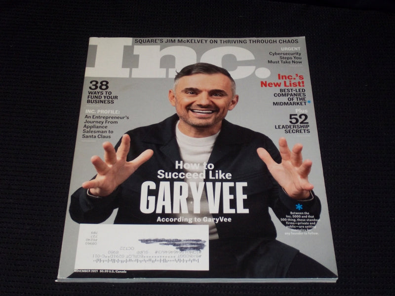 2021 NOVEMBER INC. MAGAZINE - GARYVEE FRONT COVER - E 3120