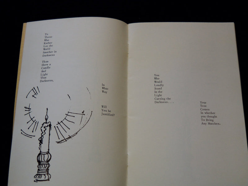 1973 CANDLE INTO DARKNESS BOOK BY JOHN MARK - S. K. YOUNG - J 7314