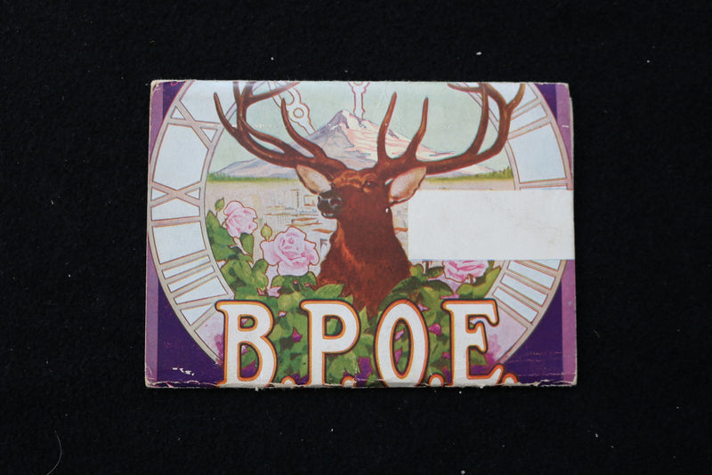 1912 JULY B.P.O.E. GRAND LODGE REUNION - PORTLAND - SOUVENIR FOLDER - K 3065