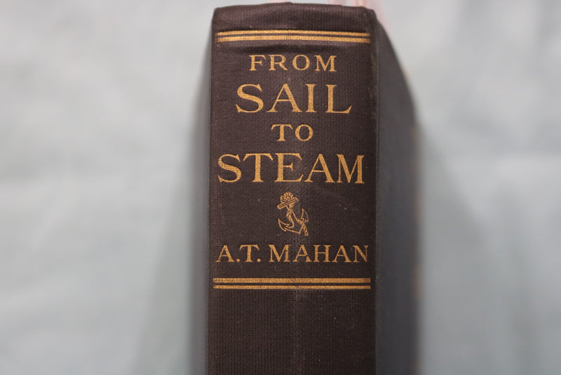 1907 FROM SAIL TO STREAM HARDCOVER BOOK BY A.T. MAHAN - KD 9628