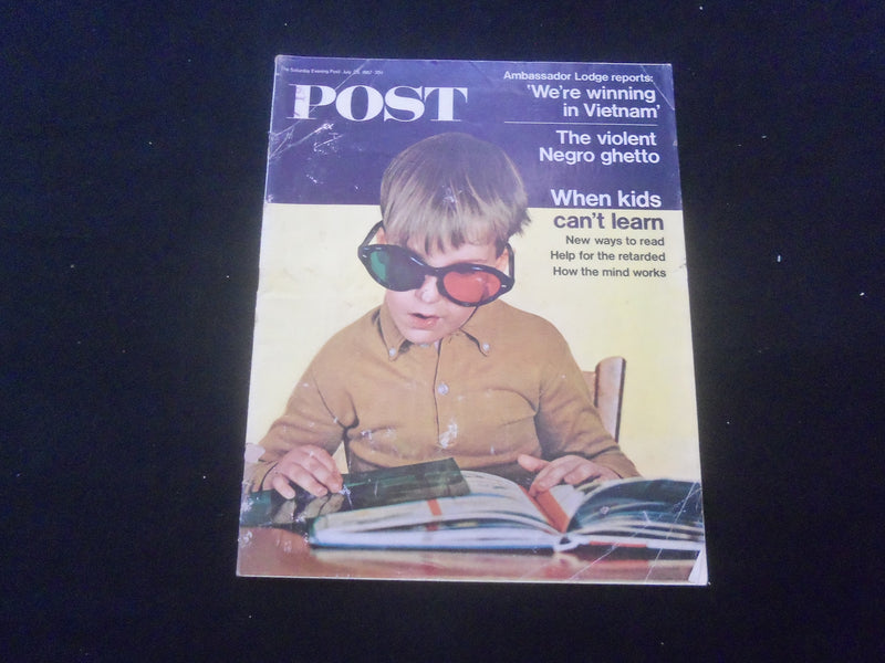 1967 JULY 29 THE SATURDAY EVENING POST MAGAZINE -WHEN KIDS CAN'T LEARN - SP 885R
