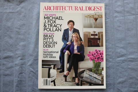2012 DEC ARCHITECTURAL DIGEST MAGAZINE - MICHAEL J. FOX & TRACY POLLAN- ST 5510E