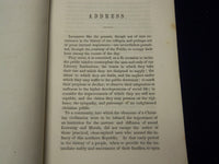 1849 UNIVERSITY OF VERMONT INAUGURAL ADDRESS BY WORTHINGTON SMITH - J 4416