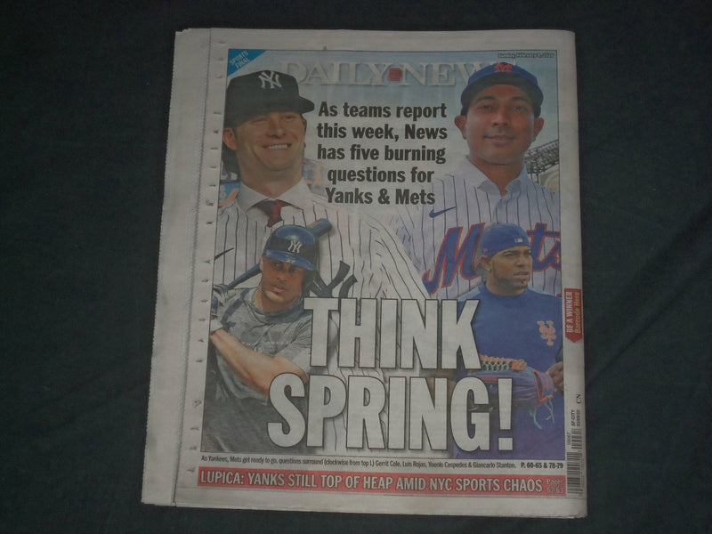 2020 FEBRUARY 9 NEW YORK DAILY NEWS NEWSPAPER - HISTORY OF ELECTION PROBLEMS