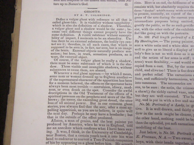 1839 THE NEW YORK LITERARY GAZETTE NEWSPAPER LOT OF 12 - EMERSON - NP 1814