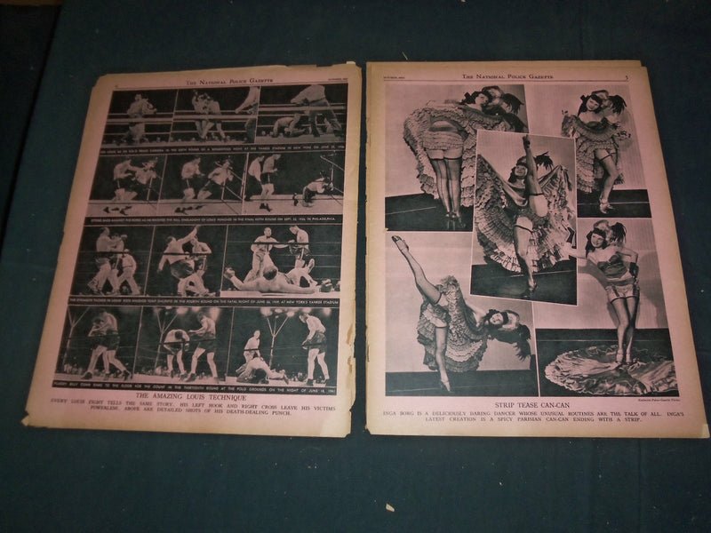 1941 OCTOBER THE NATIONAL POLICE GAZETTE MAGAZINE - DIANE JOHNSON - B 5888