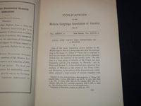 1919-1920 MODERN LANGUAGE ASSOCIATION OF AMERICA PUBLICATIONS LOT OF 4 - K 2080