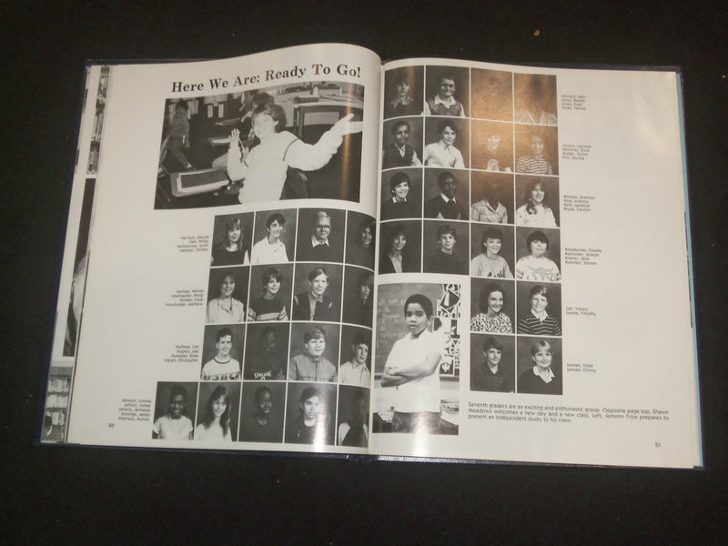 1985-1986 BITBURG MIDDLE SCHOOL YEARBOOK- RHINELAND-PALATINATE, GERMANY- YB 2111