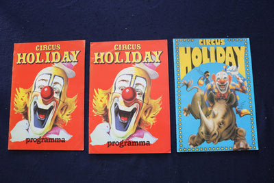 1983-1989 CIRCUS HOLIDAY PROGRAMS - LOT OF 3 - O 3532