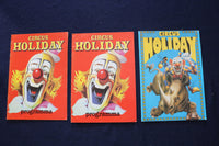 1983-1989 CIRCUS HOLIDAY PROGRAMS - LOT OF 3 - O 3532
