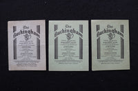 1920'S THE LITTLE CARNEGIE PLAYHOUSE PROGRAMS - LOT OF 3 - K 1957