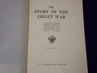 1916 THE STORY OF THE GREAT WAR PUB. BY P. F. COLLIER & SON 6 VOLUMES - KD 1415