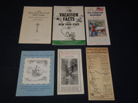 1940'S-1970'S ASSORTED NEW YORK STATE EPHEMERA LOT OF 17 PIECES - K 2087